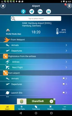 Hamburg Airport + Flight Tracker android App screenshot 9