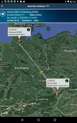 Hamburg Airport + Flight Tracker android App screenshot 2